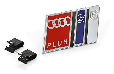 Schriftzug S6 Plus quattro Kühlergrill Tuning Emblem