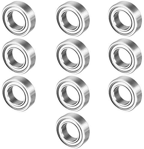 10 Stück MR148ZZ 8 mm x 14 mm x 4 mm doppelt geschirmt Miniatur Kugellager mit tiefem BH