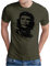 OM3® Che-Guevara T-Shirt - Herren - Viva La Revolution Castro Cuba Havana - Oliv, XL