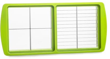 Genius Nicer Dicer Smart Gemüseschneider Messereinsatz 2 in 1, 5 x 30, 30 x 30 mm, Gemüsehobel Obstschneider Ersatzteil, schneiden Gemüse in Würfel Stifte Scheiben Streifen