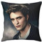 Edward-Cullen Bella-Swan-Twilight Polyester-Kissenbezüge, Heimdekoration, Dekoration, quadratisch, weich, für Auto, Bett, Schlafzimmer, Sofa, 45,7 x 45,7 cm