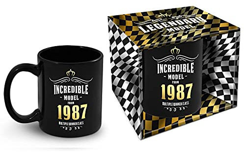 Tasse zum Geburtstag mit Geburtsjahr 1987