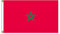 Stormflag Bandera de Marruecos 90 x 150 cm, poliéster pálido 90 g doble costura