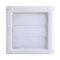 Grille D'aération en Plastique pour Sèche-linge, Grille de Ventilation Murale à 3 Volets avec Filet Grille D'aération en Plastique avec Grille D'aération avec Cache-mouches(15 * 15 cm)