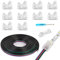 HOMELYLIFE 5 Pin 10mm RGBW LED Strip Verbinder Lötfrei 10 Stück mit 16.4ft Verlängerungskabel 5 Leiter für Wasserdicht oder Nicht-Wasserdicht 10mm breite RGBW LED Strip Lichter
