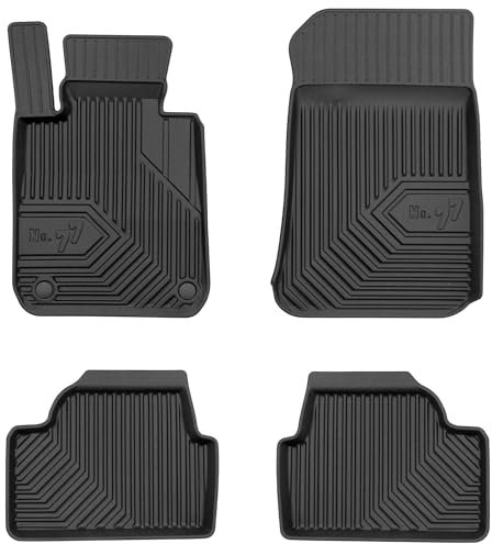 MOTOS Gummimatten Auto Fussmatte passend für BMW 1er E87 2004-2011 Hatchback Verbessern Sie Ihren Reisekomfort mit Antirutschmatte Auto No.77 - Allwetter fußmatten Auto, Schutz vor Verschmutzung