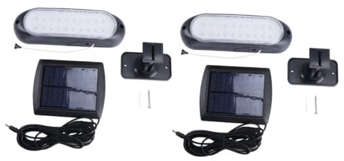 Uonlytech 2 Stück Schnur Hängende Lichter Terrassenleuchten Lichterketten Doppelter Zweck Lichtleiste