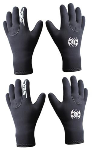 Toddmomy 2 Paar Neoprenhandschuhe Für Den Winter Handschuhe Für Neoprenanzüge Neoprenanzug-handschuhe Anti-rutsch-tauchhandschuhe Wärmere Neoprenhandschuhe Angelhandschuh Kälteschutz Angeln