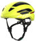 CRNK Angler Alpha Fahrradhelm – Unisex E-Bike & Rennrad Helm mit LED Blinker, Bremslicht & Rücklicht – Integrierte Bluetooth Kopfhörer & Mikrofon – Aerodynamisch, Leicht & Belüftet - Mattgelb - L