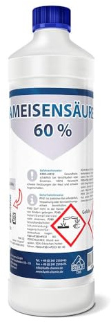 Ameisensäure 60% Lösung | Hohe Reinheit | Für Industrie Reinigung Siliermittel | Gewerbequalität Apisfarm