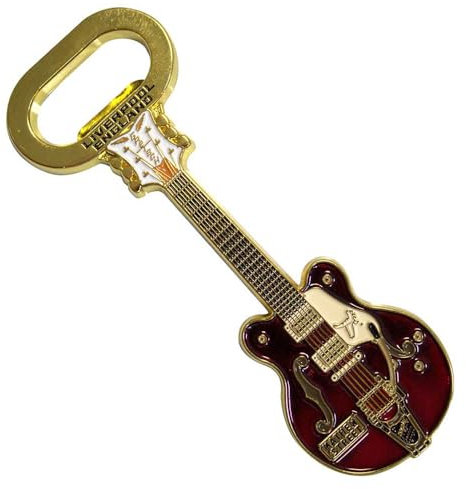 Matthew Street Liverpool Rust Guitar Bottle Opener One Size