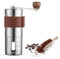 Coffee Grinder Manual,42mm CNC Steel Burr, 48-Click Fine Adjustment, Portable Coffee Bean Grinder for Aeropress, Pour Over, French Press, Espresso, Includes Cleaning Brush and Storage Pouch, Manual Co