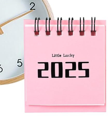 Tischkalender 2024-2025, Tischkalender 2024-2025 | Kleine Tische Kalender August 2024 bis Dezember 2025 | Klarer Druckplaner Notizkalender umkippt den