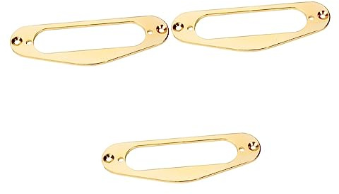 TOYANDONA 3stücke Guitar Pickup Mounting Für Single Coil Flat Humbucker Stil Goldene Metallkonstruktion -ergänzung Gitarren Langlebig Und Präzise Verarbeitet Gbf