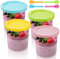 Lot de 4 récipients pour pintes Ninja Creami Deluxe - Compatibles avec les séries NC501, NC500 - 680 ml - Sans BPA - Passe au lave-vaisselle
