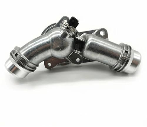 Termostato de refrigerante del motor Termostato de agua de refrigeración de aluminio for coche, compatible con BMW 3, 5, 7, E46, E39, X5, X3, Z3, Z4, 330I, 525I, 11531436823