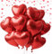 UDRKFOPK Herz Folienballon 12 Stück,18 Zoll Herz Helium Luftballons Rot,Rot Herzluftballons Hochzeit,Herzballons Helium, Herz Luftballon für Geburtstag Valentinstag Verlobung Muttertag