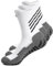 HIKERHEAVENLAR Weiß Antirutsch Fußballsocken Herren Rutschfest Gripsocken Fussball Baumwolle Damen Pilates Gripy Sport Socken Basketball Tennis Lauf Radfahren Joggen größe 43-49 Weißgrau L 3P