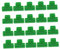 Milisten 40Pezzi per Pellicola Serra Resistente per Fissaggio Clip Antiscivolo per Giardinaggio e Piante Accessori Pratici per Serra e Tunnel