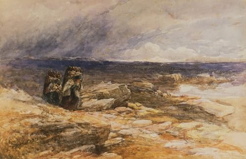 POSTERIIk Famous Print Pop Art Wall Art Graffiti the Peat Gatherers Near Bettws y coed North Wales by David Cox Art Prints for Home Decor 60x90cm