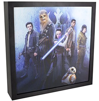 Star Wars: The Last Jedi 3D Plastic Infinity Luminart Light, Various