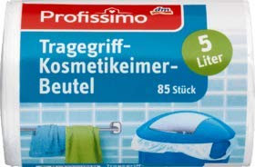 Profissimo Kosmetikeimermüllbeutel mit Tragegriff 5L, 85 Btl