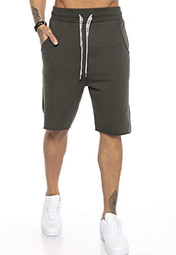 Redbridge Premium Shorts Sweatpants Kurze Hose Jogger Bequem Lässig Khaki XL
