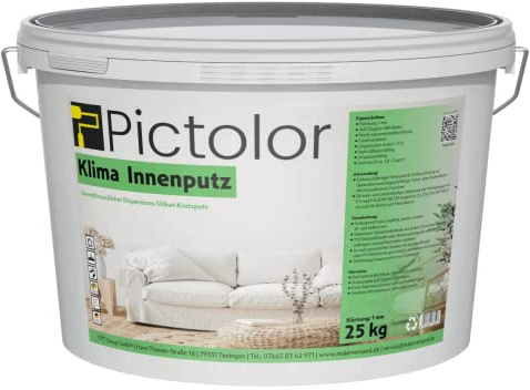 Pictolor Klima-Innenputz 25kg Körnung: 1mm