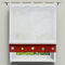 HongYa Raffrollo Voile Bändchenrollo Transparenter Vorhang Raffgardine mit Schlaufen H/B 155/100 cm Weinrot
