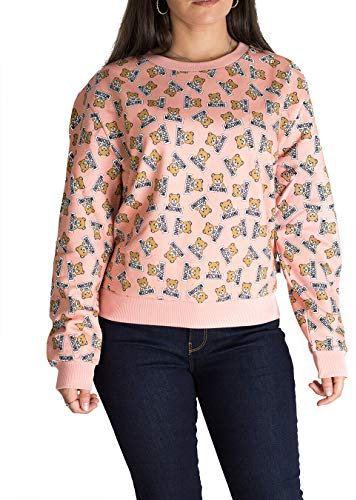 Moschino Damen-Sweatshirt Teddy Artikel A1706 Pink, Pink M