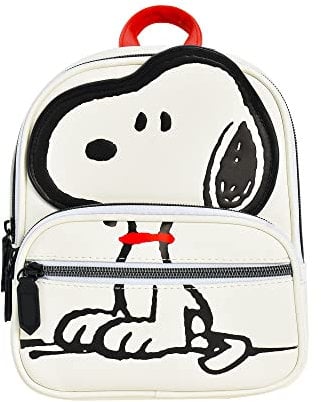 Concept One Uni-Erwachsene Peanuts, Kleine Reisetasche für Damen und Herren Mini-Rucksack, Snoopy, 9 Inch