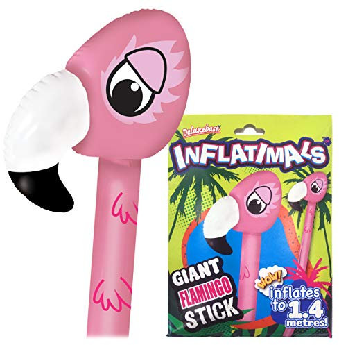 Inflatimals Aufblasbare Tiere, Deluxebase Flamingo, riesiges aufblasbares Tierspielzeug, tolles Geschenk für Kinder oder als Dekoartikel für Kindergeburtstage