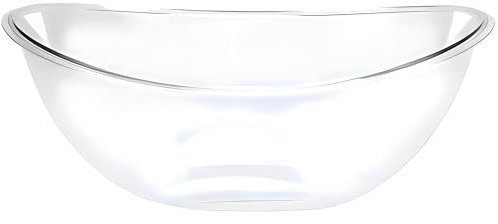 Kingzak 60305 Schüssel, Einfarbig, durchsichtig, 80 oz