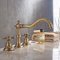 Rubinetto Tipo Split Rubinetto del Bacino Caldo E Freddo del Rubinetto di Mescolanza Nero A Tre Fori del Rubinetto Antico Miscelatore Bagno (Color : Antique)