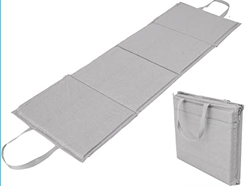Strandmatte, 2in1 Sonnenliege, Strandmatte faltbar zu Tasche, 2in1 Faltbar Campingmatte für Outdoor, Park, Garten, tragbar - viele Farben, 177x54 cm