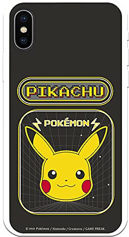 Schutzhülle für iPhone X – XS, offizielles Pokémon-Pikachu Videospiel, wählen Sie das Design, das Ihnen gefällt, für Ihr iPhone X - XS