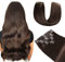 YILITE Clip in Extensions Echthaar 50cm 100% Echthaar Extensions Clip 20 Zoll 8 Stück 120g Unsichtbar Glatt Zum Anklippen Menschenhaar Doppelt Genäht (50cm #2 Dunkel Braun)