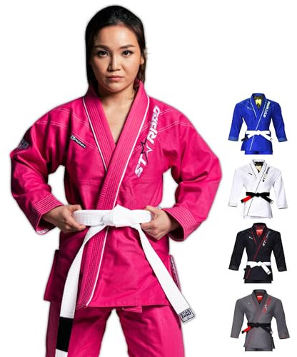 Starpro Ronin Preshrunk Premium Jiu Jitsu, BJJ Gi Molte Dimensioni e Colori Gi Jujitsu, Gi BJJ Leggero, Gi Jiu Jitsu, Gi Juijitsu, Gi BJJ, Gi BJJ Uomini