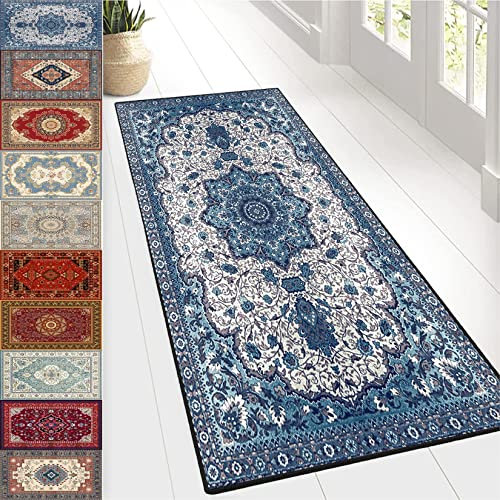 RYNS Alfombras Dormitorio Alfombra Tapete 100x370cm Salón y Cocina, Fácil Mantenimiento Alfombra Vinilica Cocina Medida por Metros Múltiples Tallas para Corredor Cocina Sala A