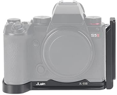 Hersmay S5II/G9II L Bracket Platte, Vertikaler Ständer Schnellwechselplatte L Winkel für Panasonic Lumix S5 II /G9 II Kamera Handgriff Kompatibel mit DJI Ronin RS2 RSC2 RS3 Pro Gimbal Fit Arca-Swiss