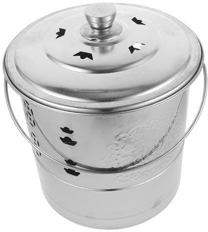 Alipis Anbetungseimer Aus Edelstahl Verbrennungsofen für Papiergeld und Briefe Opfervorräte