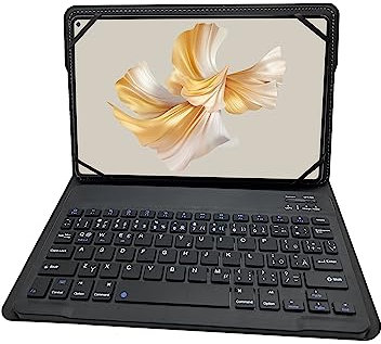 Funda Universal para Todas Las tabletas de 9 a 11 Pulgadas sin Teclado con función de Reposo y Despertador, Funda con Cierre magnético, Color Negro