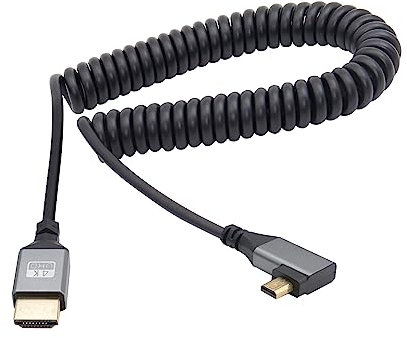 RIIEYOCA Câble de rallonge UHD 4K Micro HDMI mâle vers HDMI mâle 18Gbps High Speed 2.0 supportant 4K@60Hz,1080p,ARC,3D, extensible jusqu'à 1M/3.3FT