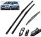 3-teiliges Scheibenwischer-Set for vorne und hinten, kompatibel mit Opel Zafira Tourer C 2012–2020, Windschutzscheibe, Windschutzscheibe, Fenster, 76,2 cm + 71,1 cm + 35,6 cm