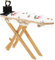 ifundom Miniatures pour Maison De Poupée Mini Table À Repasser Décorative Jouet Miniature en Fer pour Lartisanat Et La Décoration
