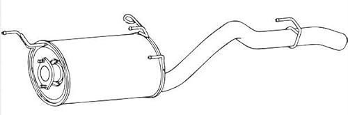 VEGAZ IS-117 Endschalldämpfer Endtopf