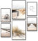 ARTLAND Premium Posterset 6er Set mehrteilig 2x A3 + 4x A4 6-teilig moderne Poster für Deko Bilderwand in Wohnzimmer Schlafzimmer OHNE RAHMEN - Strand Impressionen