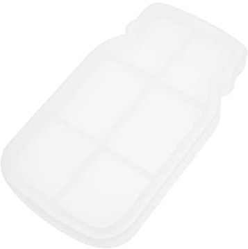 KONTONTY Crystal Glue Mold for Bottle Shape DIY Craft Casting Mold for Creative Projects for Canning Jars and Home Decoration