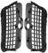 iFutniew 1 par de rejillas inferiores para parachoques delantero de coche para Golf MK3 1993-1998 1H685366601C