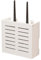 Wireless WiFi Router Aufbewahrungsbox Ohne Bohren Kabel Router Aufbewahrungsbox Regal Wandbehänge Halterung Kabel Organizer TV Set-Top Box Wandaufbewahrung Dekorative Box(Blinds,22 * 8.5 * 20cm)